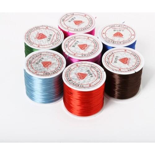 8m/roll 0.7mm Crystal Elastic Stretching Beading Cord String Thread Jewelry Findings for DIY Fashion Necklace Beads Bracelet
