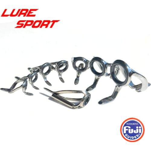 FUJI SIN Guide and Top 8pcs HB HN Heavy Duty Boat Guide Set Rod Building component Repair fishing pole DIY Accessory
