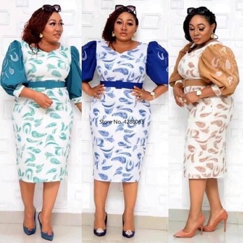 African dresses for women 2021 spring african women printing plus size dress african clothing african dresses 2XL-6XL