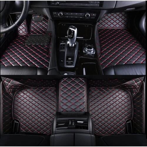 Custom car floor mats for nissan qashqai x-trail kicks teana murano almera patrol tiida patrol GTR FUGA Cefiro Double foot mats