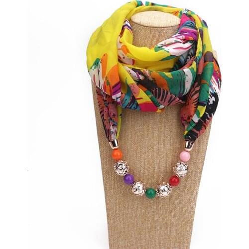 Bali new ethnic Bali yarn amber necklace womens scarf headscarf alek resin effect jewellery pendant free shipping