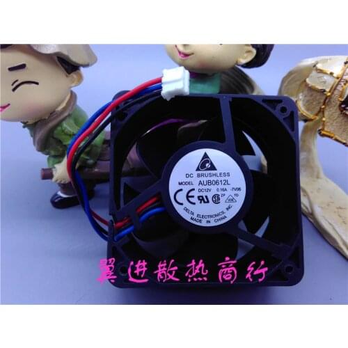 6025 12V 0.16A silent fan AUB0612L three lines 60x60x25mm
