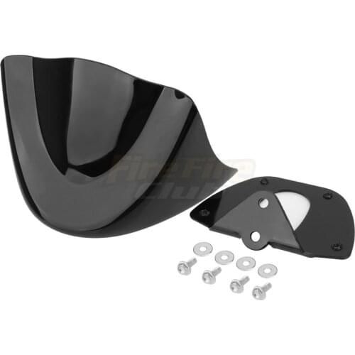 For Harley Dyna Fat Bob Wide Glide FXD 2006-2017 Gloss Matte Black Front Chin Spoiler Lower Chin Air Dam Fairing