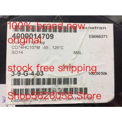 CD74HC107M HC107M SOP14 100% new original freeshipping 50PCS/LOT STOCK