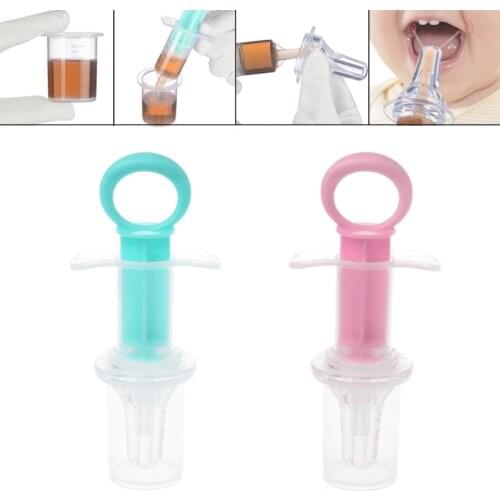 Baby Needle Feeder Squeeze Medicine Dropper Dispenser Pacifier Feeding Utensils Baby Kids Smart Medicine Dispenser