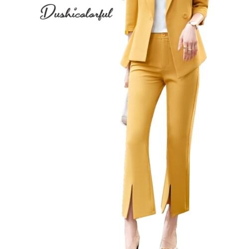 Женские укороченные брюки Dushicolorful China At AliExpress