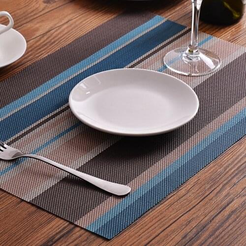 EPASUN PVC Dining Table Mat Placement Waterproof Placemats Coaster Heat Insulation Dish Bowl Cup Place Mat Pad Kitchen Tools