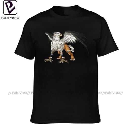 Griffin Tee Shirt Awesome Short-Sleeve 100 Percent Cotton T Shirt Streetwear Printed Tshirt Oversized Mens