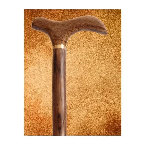 Home Craft living room wood Mall genuine mahogany wenge wood crutch old wooden cane walking stick factory direct