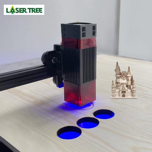 Laser Tree New 80W Laser Module Laser Head Kit 450nm Blue Laser for Laser Engraving Machine Engraving and Cutting