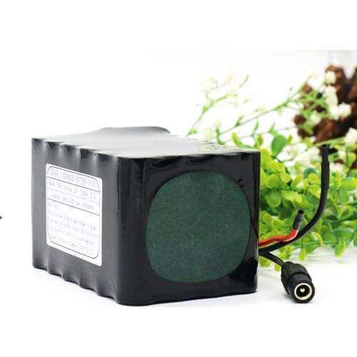 KLUOSI 24V Battrey 6S4P 25.2V14000mAh NCR18650GA Li-Ion Battery Pack with 20A Balanced BMS for Electric Motor Bike Scooters