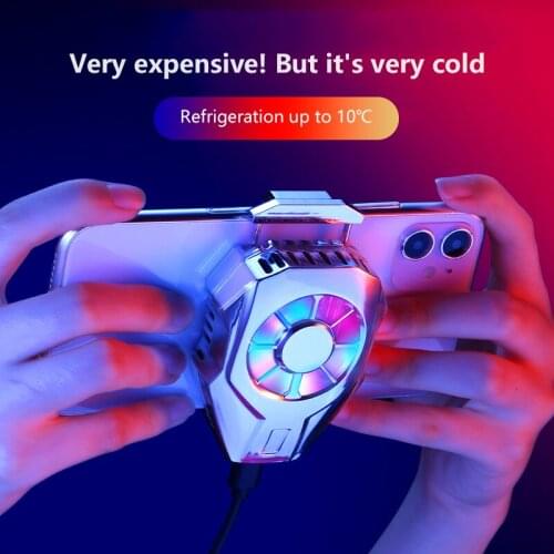 Mobile Phone Cooler Cooling Fan Gamepad Ultra-quiet Portable Holder Bracket Fan Radiator For IPhone Huawei Xiaomi Tablet