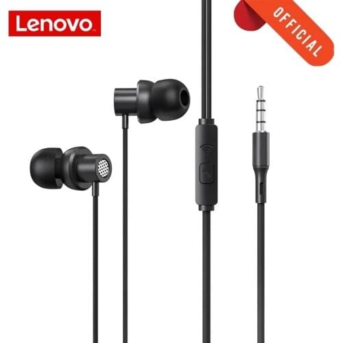 Lenovo Original TW13 Wired 3.5mm In-Ear Headphones for Huawei Honor Xiaomi IPhone Subwoofer Headset With mic Earphones Earbuds