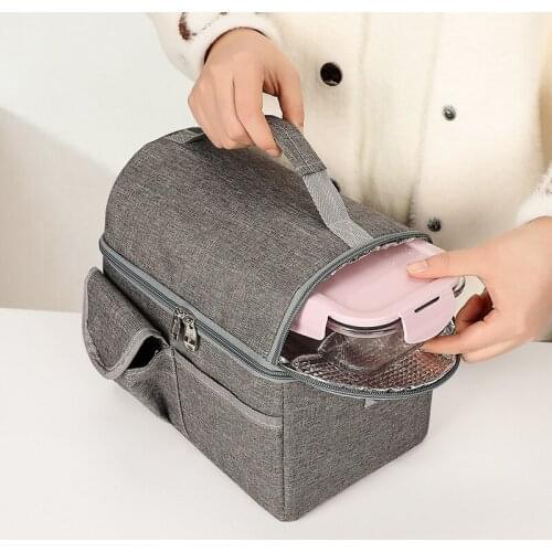 Upgrade Mummy bag back milk bag back milk equipment refrigerated portable insulation bag