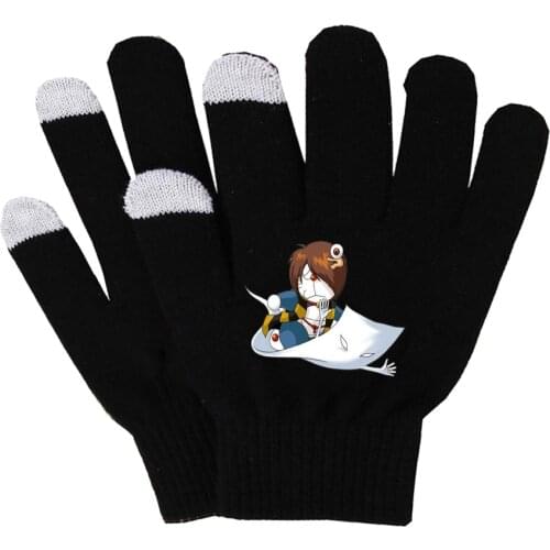 GeGeGe no Kitaro Gloves Multi-function Winter Soft Gloves Touch Screen Smart Phone Female Gloves