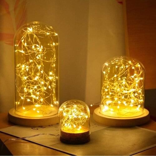 Christmas Garland String Lights CR2032 Battery Indoor Room Decor Wedding New Year Holiday Fairy Light Festoon LED Decoration