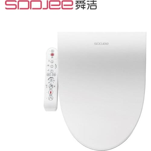 ZJ-BG833 Soojee factory supply Smart toilet seat Electric Bidet cover heat double nozzle cleaning with warm air