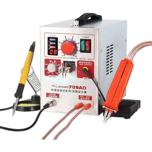 709AD (the upgrade one of 709A )High Power 3in1 Spot Welder & Soldering Station with Welding pen with HB-70B welding pen