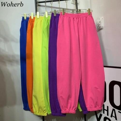 Woherb Women's Trousers Harem Pants