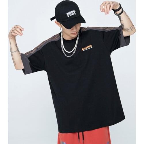 T Shirt For Men Cotton O-neck Tops Plus Size High Quality T-shirt Unisex Rappers Fashion Short Sleeve Hip Hop Oversize Loose Tee