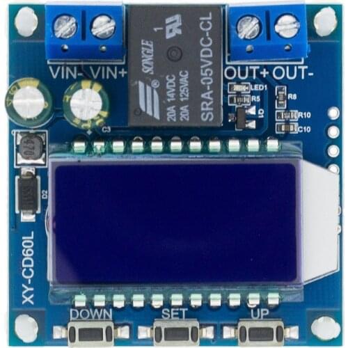 CD60L Solar Battery Charger Controller 12V 24V 48V Charging Discharge Control Module Under voltage Current protector Board