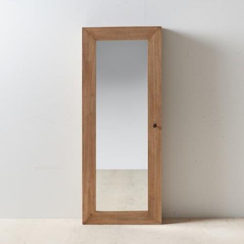 Mirror receiver NATURAL wood MINDI 60X18X120 CM