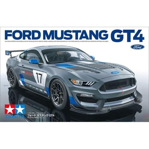 1/24 Tamiya Plastic Assembly Car Model FORD MUSTANG GT4 DIY Assembly Kit #24354