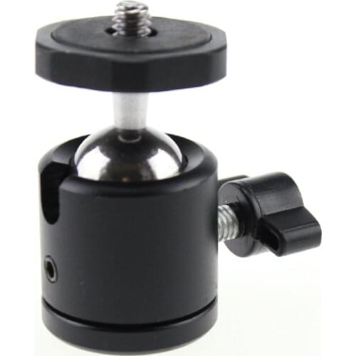 1/4" Mini Tripod Ball Head Flash Bracket Holder Mount Screw for Camera Tripod Flash