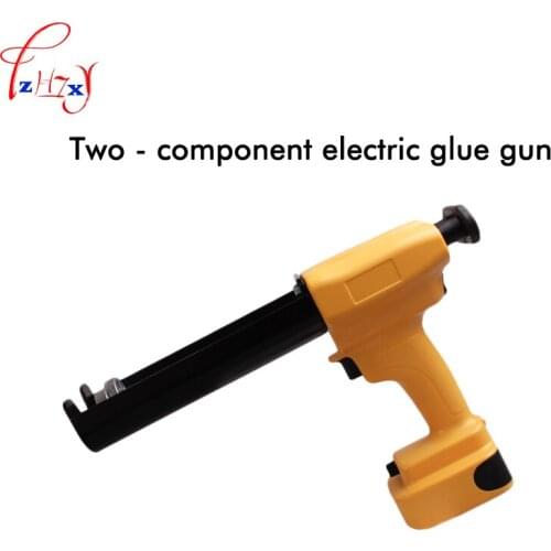 1PC JQ-S03 Double component electric glue gun 7.4V sealant construction tool glue gun double - tube glue gun tools