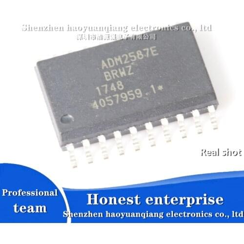 1PCS original authentic ADM2587EBRWZ-REEL7 ADM2587E SOIC-20 full/half duplex RS-485 transceiver