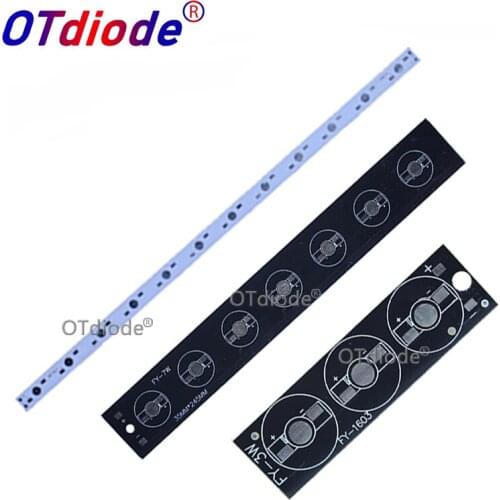 10pcs 1W 3W 5W LED Aluminum Base Plate 76mm 245mm 300mm 500mm PCB Board DIY For 3 9 12 21 10 30 36W Watt High Power Light Beads