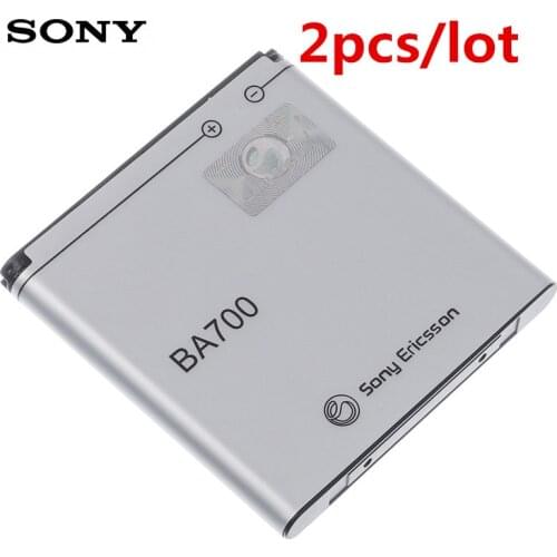 2 pcs/lotOriginal Sony High Capacity Phone Battery For Sony BA700 Battery for Sony Ericsson ST18i MK16i MT11i ST21i MT15i MT16i