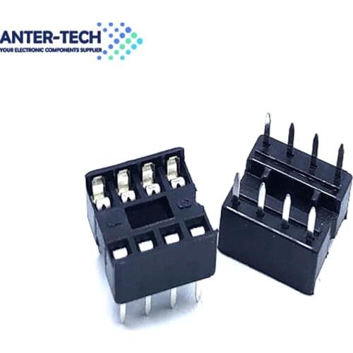 20PCS ST079Y 8 Pin DIP8 IC Sockets Adaptor Solder Type IC Connector Chip Base High Quality On Sale