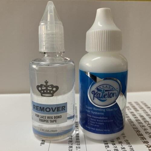 38ml Lace Wig Glue waterproof For Frontal Wig bonding Adhesive 1.3oz wig Glue and wig glue remover