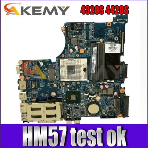 599520-001 599520-501 Laptop motherboard For HP Probook 4320S 4420S Notebook Mainboard DASX6MB16E0 HM57