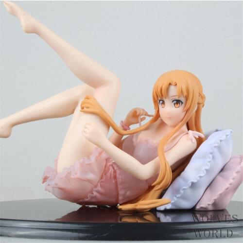 Anime Sword Art Online Figma Kirito Asuna Figure Private Life Ver. Sexy Girl Toy Model PVC Action Figure Collection Model Toys