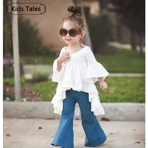 SQ235 2020 new white cotton girl dress cute children summer dress children fashion beautiful girls clothes children clothing