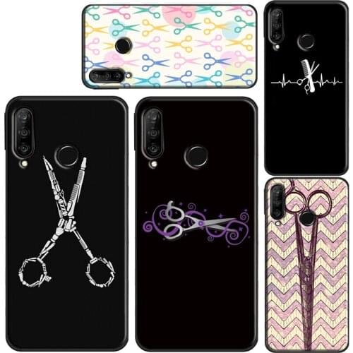 Hair Stylist Scissors Case for Huawei Honor 10i 10 20 Lite 8X 7A Pro 7C 9X 9 8A 8C 8S Y6 Y9 Y7 2019 Nova 5T