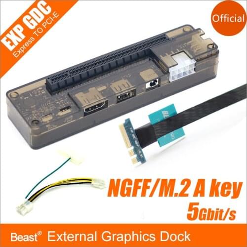 NGFF EXP GDC External Laptop Graphics Card Dock Video Card Laptop Docking Station ( NGFF NGFF M.2 A key interface version )