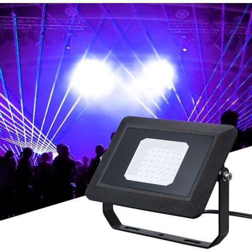 AC100-130V 20W 36 LED UV Flood Light IP65 Water Resistance US Plug for Dance Party DJ Show Stage Lighting Fixture Bar Club Pub