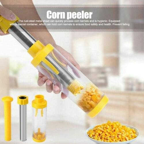 Corn Stripping Tool Multipurpose Cob Corn Stripper Home Kitchen Tool Corn Cob Cutter Corn Peeler Threshing Tool Kitchen Cob Rem