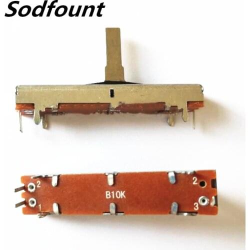 Coffee machine milk tea machine skateboard B103 sliding potentiometer length 45MM tripod single B10K sound card fader 15MM
