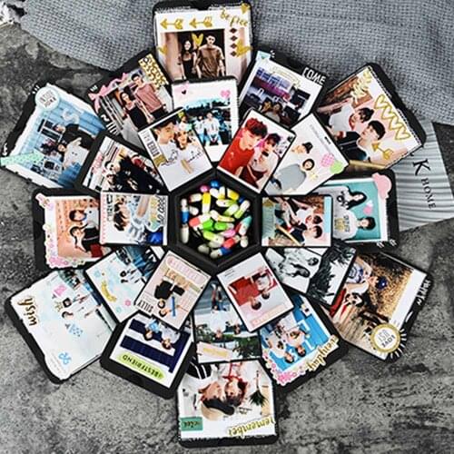 Creative Explosion Box Love Memory Multi-layer Surprise DIY Photo Album as Birthday Anniversary Gifts