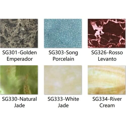 Acrylic (PMMA) Stone Grain 3.0mm Sheets for Jewelries, Crafts, Art Works, Decoration - 10 Colors/12 Sizes Available