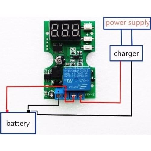 Voltage detection module Relay switch Delay Measuring circuit Charge Discharge Monitoring comparator Overvoltage Protection