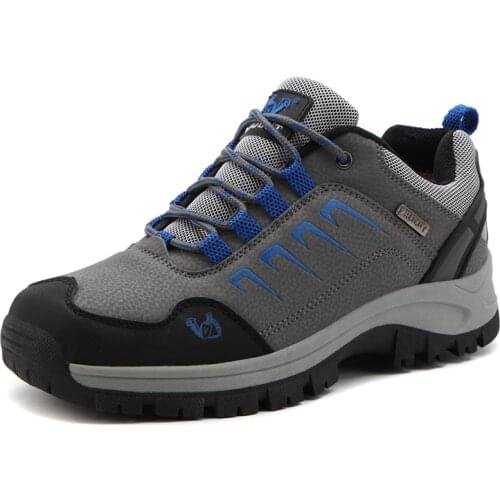 Winter Mens Outdoor Hiking Shoes Mountaineer Climbing Sneakers Waterproof Tactical Hiking Shoes Men Camping Walking Boots