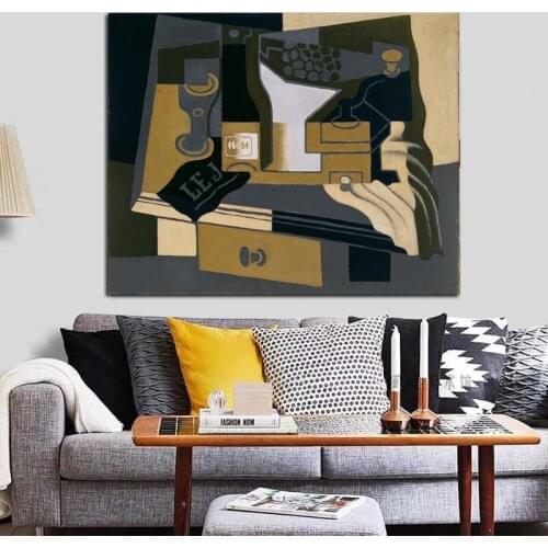 Juan Gris Wallpaper Wall Art Canvas Painting Posters Prints Modern Painting Wall Picture For Living Room Home Decoration Artwork