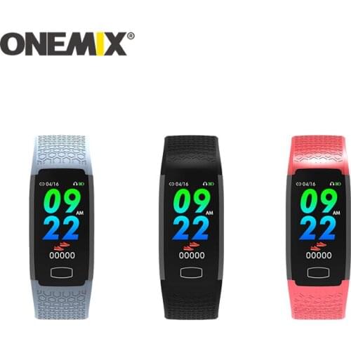 Onemix 2019 Smart watch men heart rate monitor blood pressure fitness bracelet smart woman sports watch ios android Counter