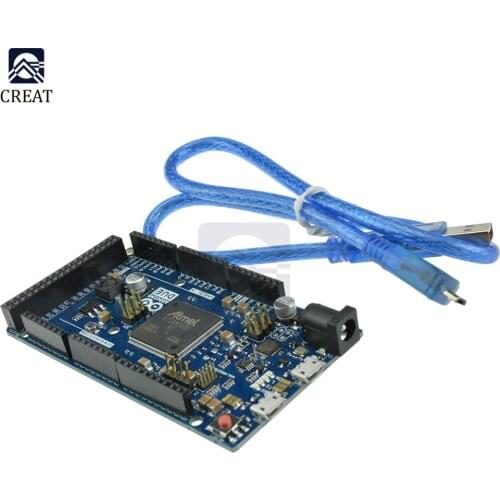 Due R3 Board SAM3X8E 32-Bit ARM Cortex-M3 Control Board Module with Micro USB Cable for Arduino DC 3.3 -5V