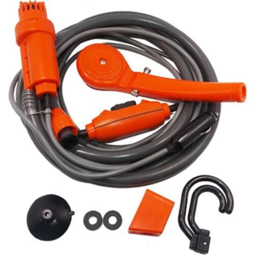 Outdoor 12v Portable Shower Camping car cigarette lighter Water Pump For Travel
